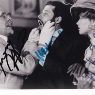 Anthony Hopkins + Bridget Fonda + M. Broderick-altes, orig. sign. Halbgroßfoto (8193)
