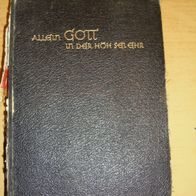 Buch: Allein Gott in der Höh sei Ehr, evangelisches Gesangbuch