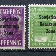 Sow023 Allgemeine Ausgaben 183 a + 185 a postfrisch * *, 1,00 M€