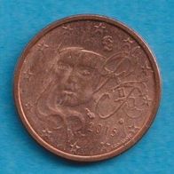 Frankreich 2 Cent 2015