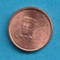 Frankreich 1 Cent 2017