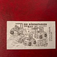 Ü - Ei Beipackzettel Die Bärenstarken vom Bau 89 - 633 941