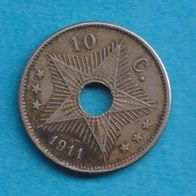 Belgisch Congo 10 Centimes 1911