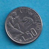 Vatikan 50 Lire 1991 