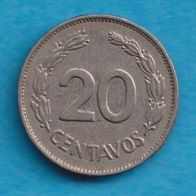 Ecuador 20 Centavos 1969