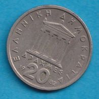 Griechenland 20 Drachmen 1982