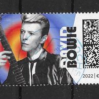 A158) BRD/ Bund 2022 David Bowie Mi. Nr. 3661 gestempelt