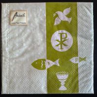 Ambiente - 20 Servietten Kommunion / Taufe je 33 cm x 33 cm NEU & OVP