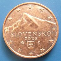 5 Cent - Slowakei - 2025