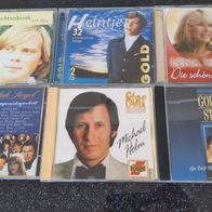 OLD 6 CDs Dt Schlager Best ofs (V Lechtenbrink, Michael Holm, Lena Valaites, Heintle,