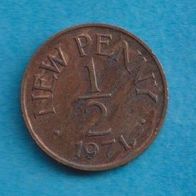 Guernsey 1/2 New Penny 1971