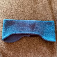 Rodeo Fleece Stirnband, blau, Gummizug, 23 cm, neuwertig