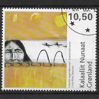 03) Grönland 2007 Gemälde Mi. Nr. 491 gestempelt