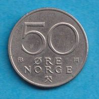 Norwegen 50 Öre 1977