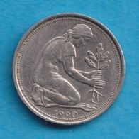 50 Pfennig 1990 A