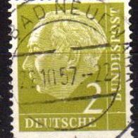 Bund 1954, Nr.177x, gestempelt, MW 6030€