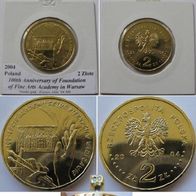 2004, Poland, 2 Zloty-Academy of Fine Arts