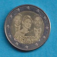 Luxemburg 2 Euro 2012 Prinzenhochzeit