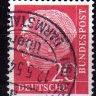 Bund 1954, Nr.185x, gestempelt, MW 0,30€