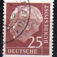 Bund 1954, Nr.186x, gestempelt, MW 0,70€