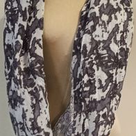 Schal Loopschal mit Glitzersteine 46 x 76 cm gemustert