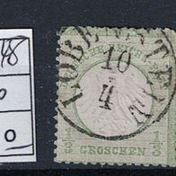 Los H25248: Deutsches Reich Mi. 2 a+b, gest