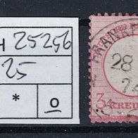 Los H25256: Deutsches Reich Mi. 25, gest