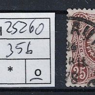 Los H25260: Deutsches Reich Mi. 35 b, gest