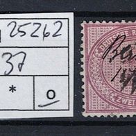 Los H25262: Deutsches Reich Mi. 37, gest