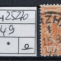 Los H25270: Deutsches Reich Mi. 49, gest