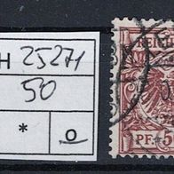 Los H25271: Deutsches Reich Mi. 50, gest