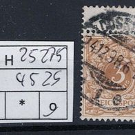 Los H25275: Deutsches Reich Mi. 45 ZS, gest