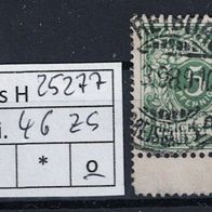Los H25277: Deutsches Reich Mi. 46 ZS, gest