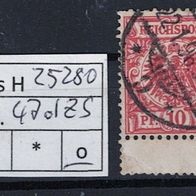 Los H25280: Deutsches Reich Mi. 47 d ZS, gest