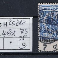 Los H25282: Deutsches Reich Mi. 48 d ZS, gest