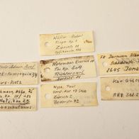 7x Schmidt Rubin Identitätskarte Truppenkarte G89 K11 G11 K31
