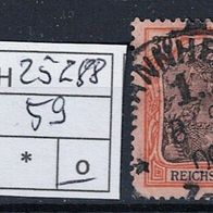 Los H25288: Deutsches Reich Mi. 59, gest