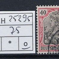 Los H25295: Deutsches Reich Mi. 75, gest
