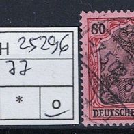 Los H25296: Deutsches Reich Mi. 77, gest
