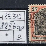 Los H25313: Deutsches Reich Mi. 88 II b, gest, gepr