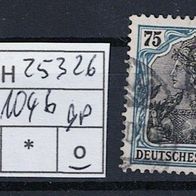 Los H25326: Deutsches Reich Mi. 104 b, gest., gepr. INFLA