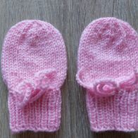 Baby Handschuhe/Erstlingshandschuhe gestrickt