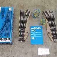 Märklin Weichenpaar 5202 /5221 in blauer OVP (250)