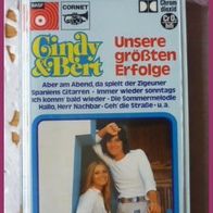 Cindy & Bert - MC - Unsere größten Erfolge - BASF-Musikkassette von 1975