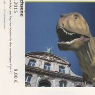 Eintrittskarte Senckenberg Museum Frankfurt am Main vom 08.03.2015