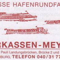 Fahrschein 390988 Große Hafenrundfahrt Hamburg am 06.05.2014