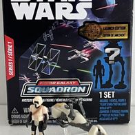 Star Wars Jazwares Micro Galaxy Squadron Imperial BIKER SCOUT mit Child Grogu