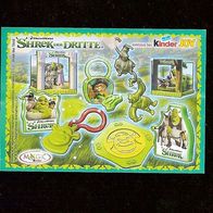 Kinder Joy Beipackzettel Shrek der Dritte Spielzeug ST- 283