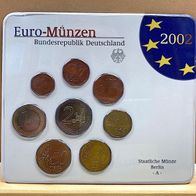 Euro - "Kursmünzensatz 2002 A" Deutschland in Stempelglanz