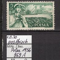 Polen 1956 Polnische Handelsmarine MiNr. 959 A postfrisch